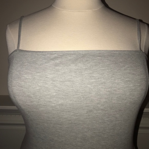 Top Shop | Gray Basic Jersey Midi Dress - Picture 2 of 5